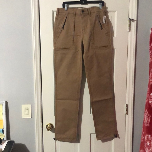 NWT Goodthreads Khaki Denim Straight Leg Pants - Picture 1 of 10